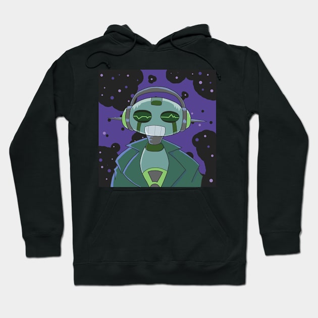 Space Funk Hoodie by KnightLineArt